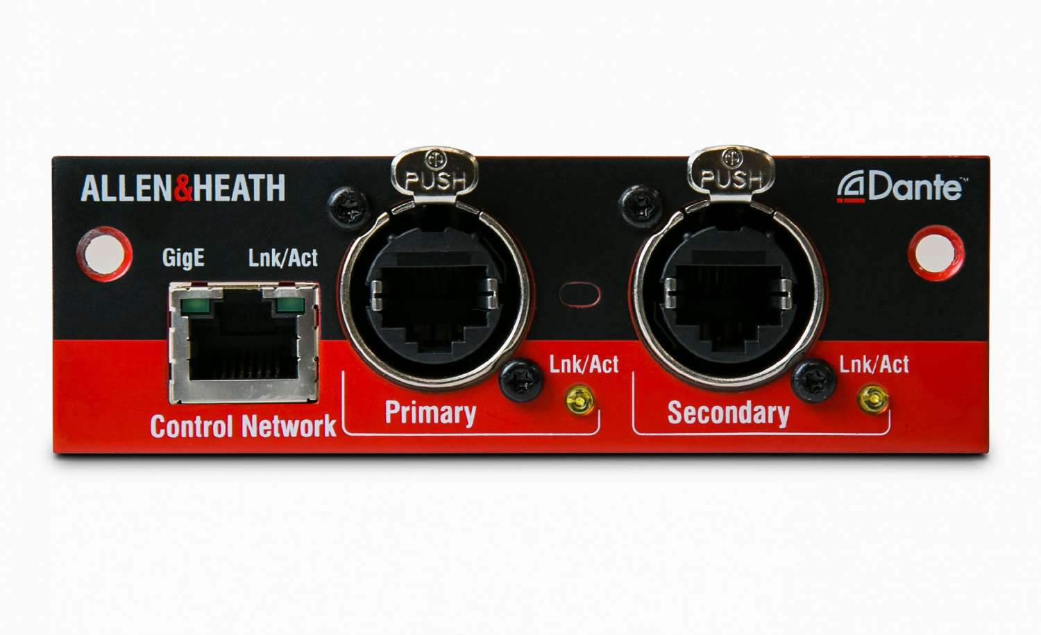 The Allen & Heath Dante networking card