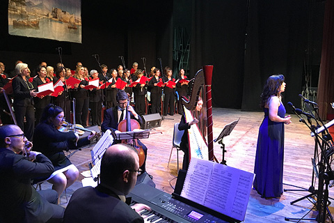 Noi Per Napoli was hosted at Naples’ Teatro Delle Palme theatre