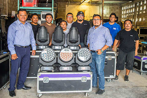 The Total Show Pro team (photo: Louise Stickland)