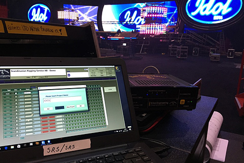 Eilon Engineering’s Ron StageMaster load cells monitored the rig’s weight and distribution