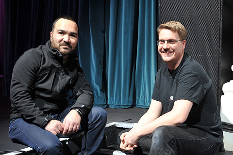 Autograph’s Peppe Mallozzi and Michael Knight of Dorking Halls