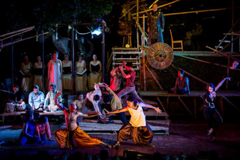 Arjuna’s Dilemma is based on a story from the Hindu holy text, the Bhagavad Gita