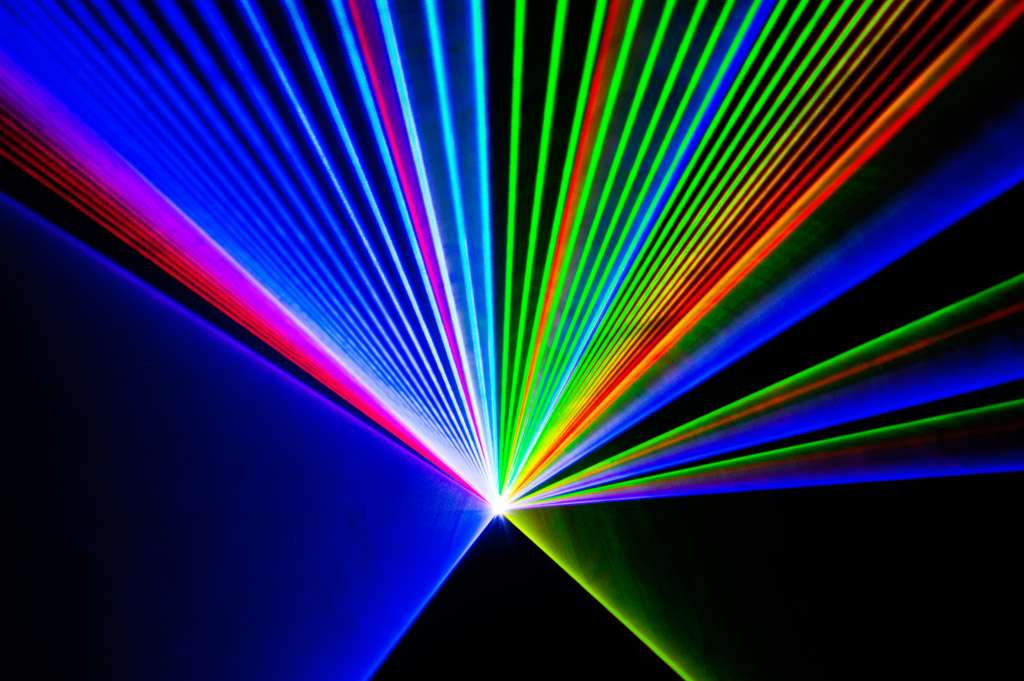 Laserworld Purelight systems are especially suitable for beam shows with longer beam distances