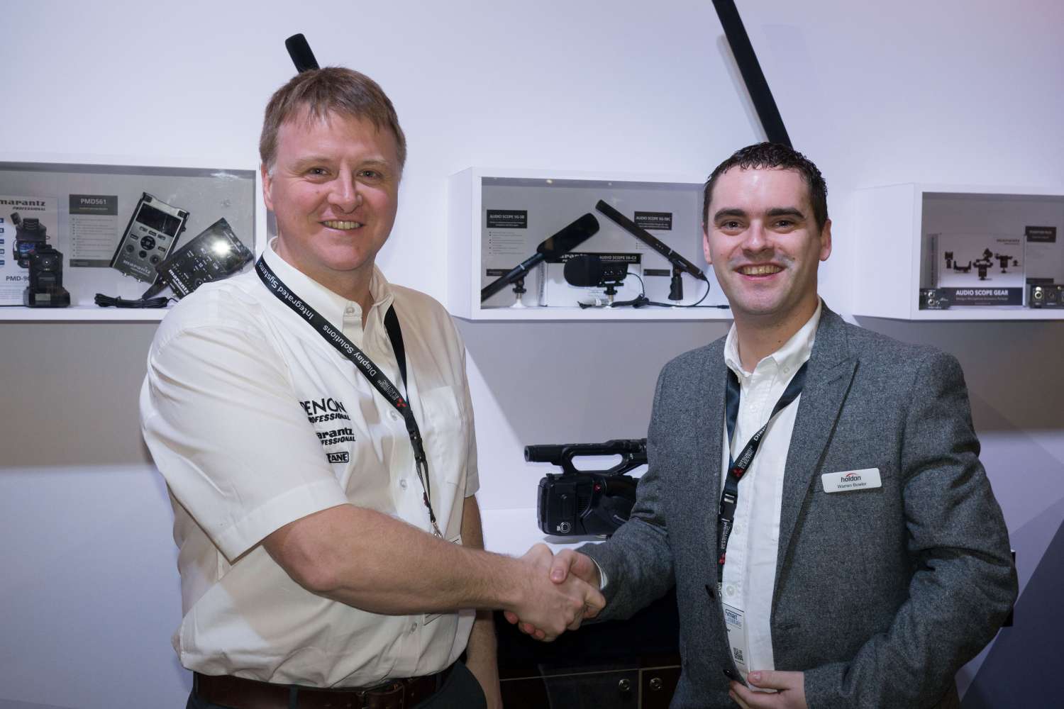 Holdan will be handling Marantz Professional’s range of Broadcast/ENG microphones and accessories