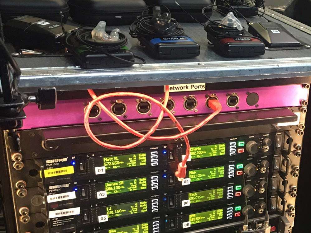 Busted have benefited from the upgrade to ULX-D