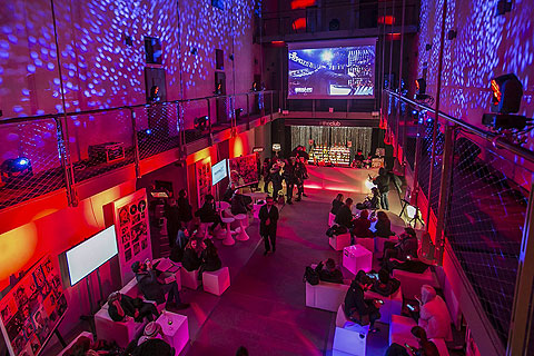 The Fort Santa Tecla venue, which staged artist performances and DJ sets to be broadcast live