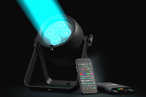 The Zenit B60 battery-operated IP65 LED PAR, from Cameo.