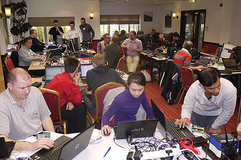 The Plugfest is a hands-on opportunity for product developers to try out their hardware and code implementations with products from a variety of other manufacturers