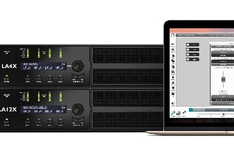 The Avnu-certified LA12X and LA4X amplified controllers include built-in AVB bridge functionality