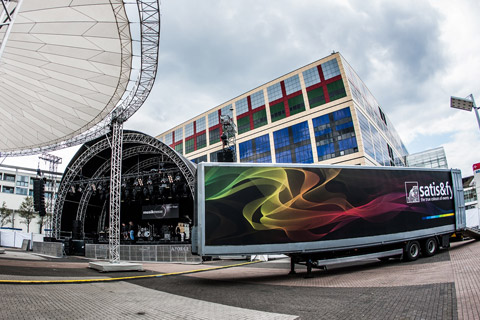 satis&fy, is supplying the technical equipment for Center Stage, including the sound and lighting gear (photo: Anna Imm Photography)