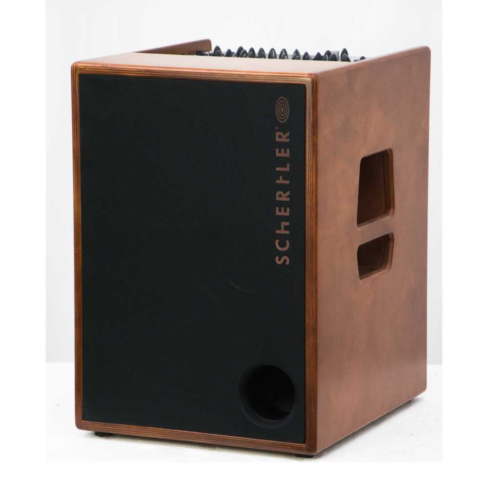 Roy is Schertler’s new top-of-the-range combo amplifier for acoustic instruments