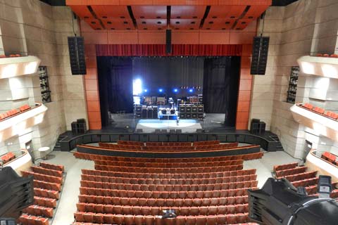 Wagner Noël Performing Arts Centre’s 1,800-seat main hall is now home to L-Acoustics K2 and Kiva II arrays installed by LD Systems