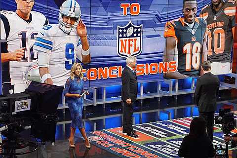 The new lighting system includes a host of Elation broadcast-optimized lights