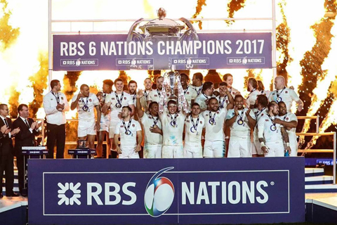 11th Hour supplied lighting for the trophy presentation to the tournament winners, England, after the final game in Dublin