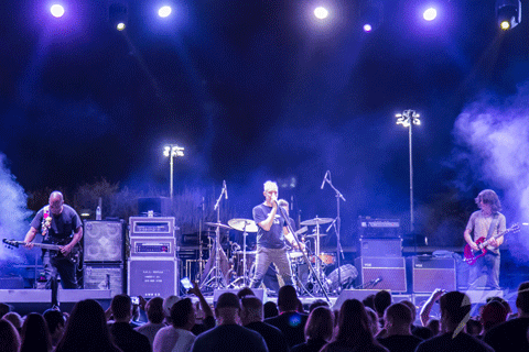 Acts including Starship with Mickey Thomas were illuminated by an all-LED rig of Chauvet Professional fixtures