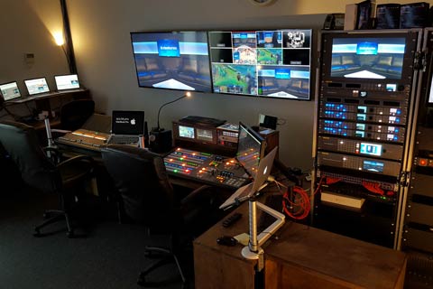 The studio has been used to broadcast a wide range of programmes to thousands of gamers and fans