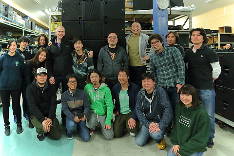 Participants in Adamson’s Applied Certification course at the Sunphonix headquarters