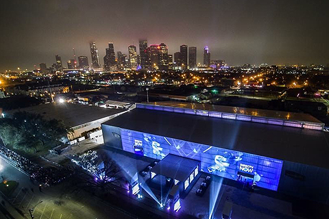 Elation Professional stage and decorative lighting was used to dress the club in colour