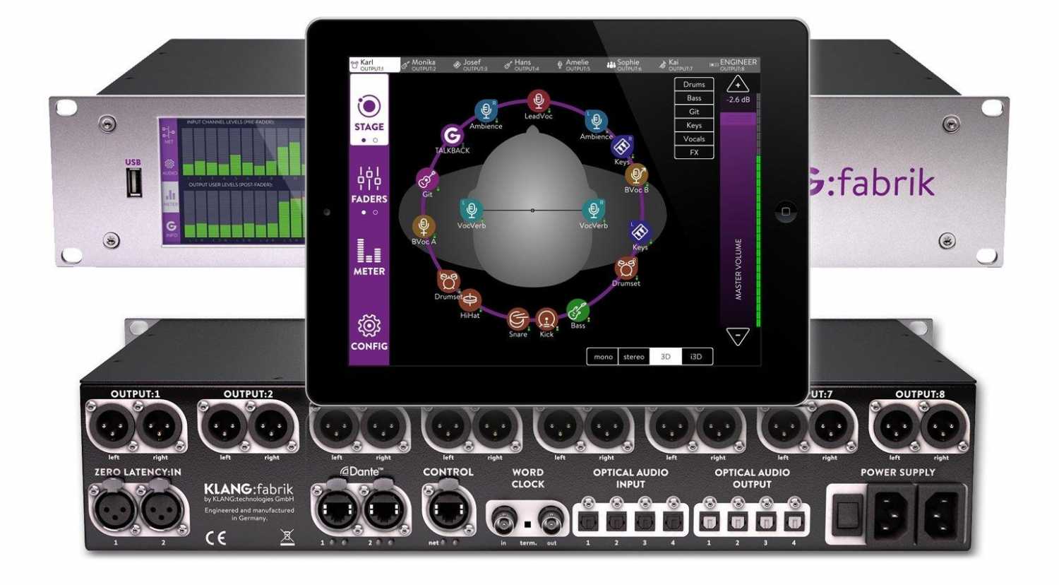 The event includes an in-depth overview of KLANG:technologies’ 3D audio binaural IEM processors