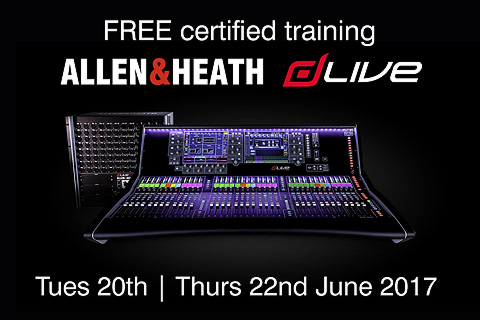 The all-day course is designed specifically for existing dLive users, touring engineers and those looking to upgrade to dLive
