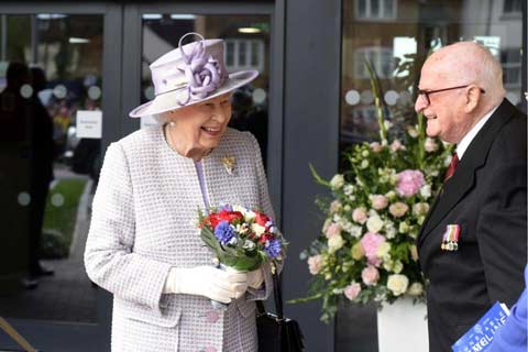 HM The Queen at the opening of Priory View in Dunstable