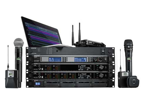 The mainstay of Shure’s booth will be the new Axient Digital wireless system