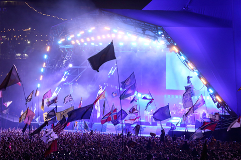 Color Force II at work during the Foo Fighters headline slot (copyright: Anna Barclay)