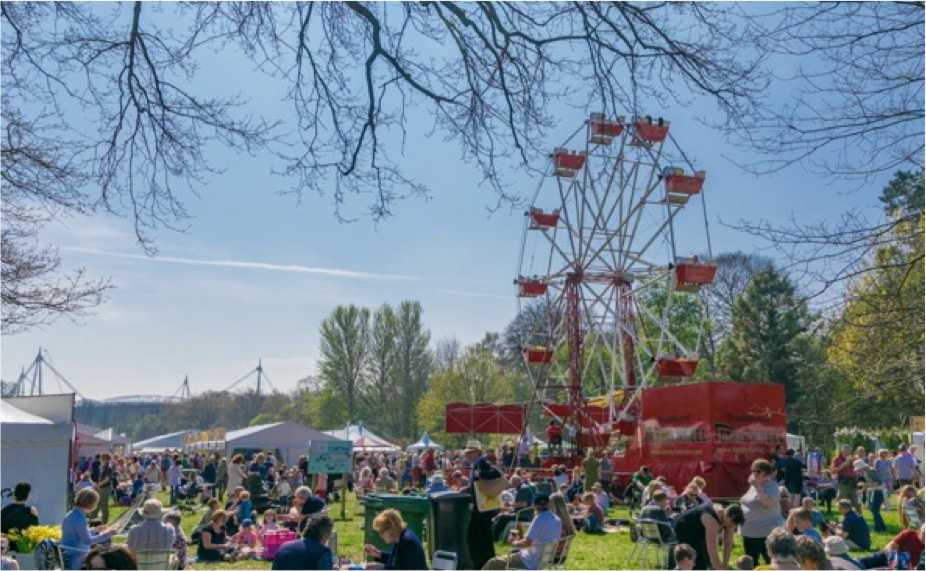 The 2017 edition took place in April at Bute Park and Arboretum, in the shadow of Cardiff Castle