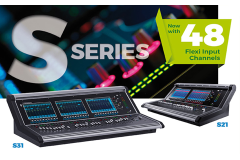 This upgrade gives S-Series users 48 mono/stereo switchable flexi-channels, with no processing limitations