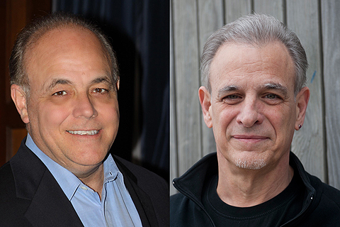 PC Werth managing director Delain Wright (left) and Sensaphonics president Dr. Michael Santucci