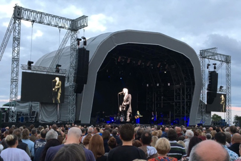 Bryan Adams’ tour featured a full complement of Adamson E and S Series loudspeakers