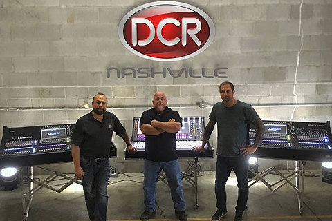 DCR Nashville account manager Shane Hamill, president/owner Howard Jones and general manager John Schirmer