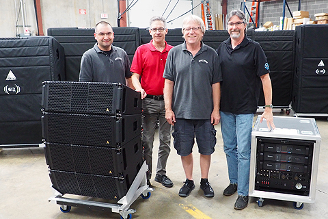 Spectrum Sound's Bobby George, Ken DeBelius, Ken Porter and Barry Sanders