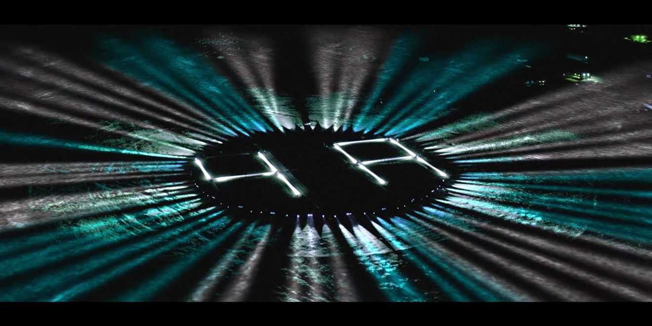 The light show featured 126 Claypaky Mythos fixtures