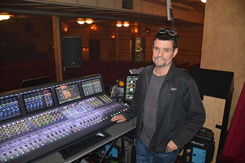 FOH engineer Richie Robinson has mixed for the band since their return to live shows in 2011 (photo: Troy Constable)