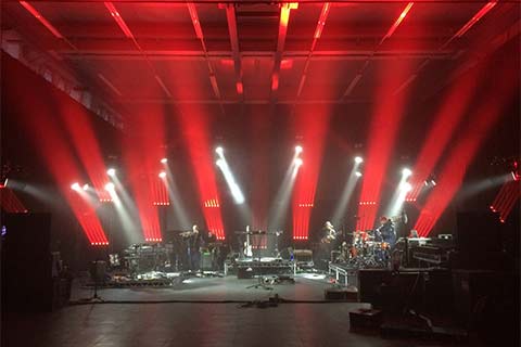 The lightshow on Bonobo’s world tour was given an expansive look by Will Thomas