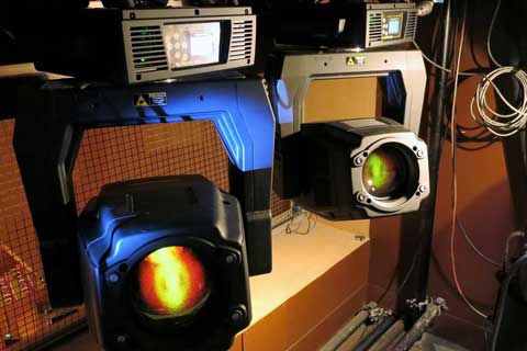 The Concert Hall’s SolaSpot Pro 1500s are supported by distributor Lexair Entertainment