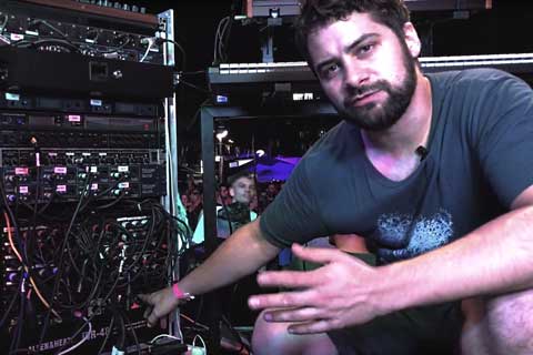 Tour manager and FOH engineer Tobias Raunigk