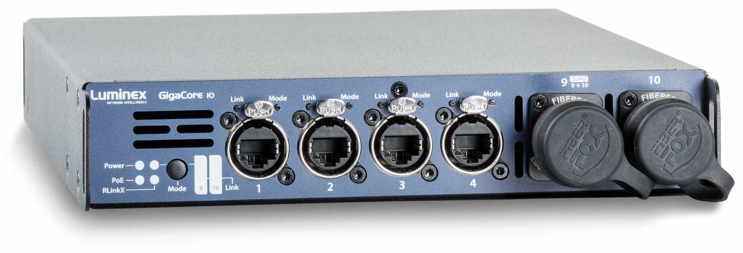 The GigaCore 10 can be seen PLASA 2017