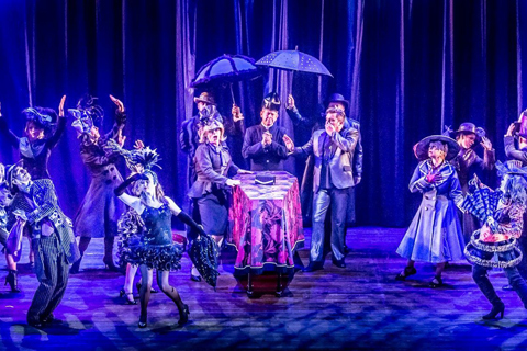 The funeral scene from Priscilla, Queen of the Desert (photo: John Grey)