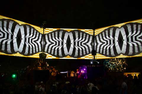 The Gas Tower area in Shangri-La at Glastonbury