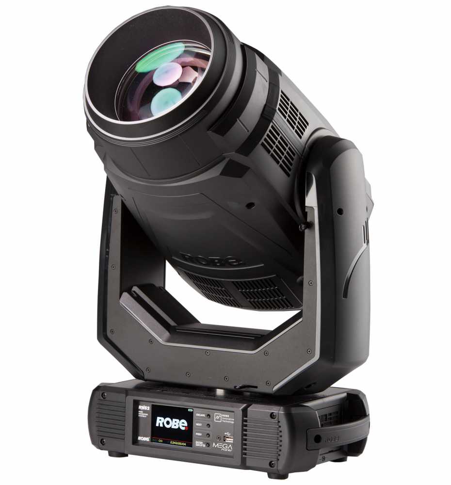 Robe’s focus will be on its just launched MegaPointe all new multi-purpose moving light