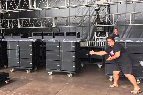 The entire setup can be re-configured to provide an optimised solution for all their events