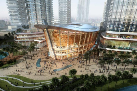 Dubai Opera is considered a masterpiece of contemporary architecture