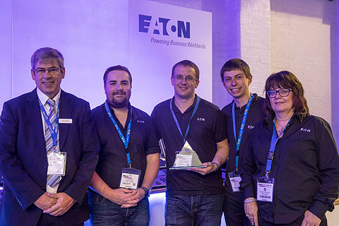 The Zero 88 team at PLASA 2017: David Catterall (general manager), Tyler Hopkins (international sales), Jon Hole (product manager, entertainment), Edward Smith (product support) and Mandy Bullock-Williams (sales executive, lighting systems)