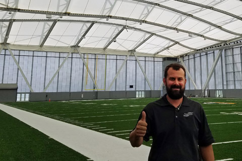 Neil Cooper, senior project manager, handles system design and engineering