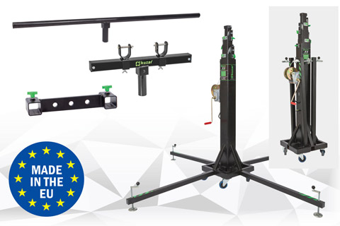 Kuzar lifters are manufactured in Europe to both BGV C1 and CE (2006/42/CE) standards