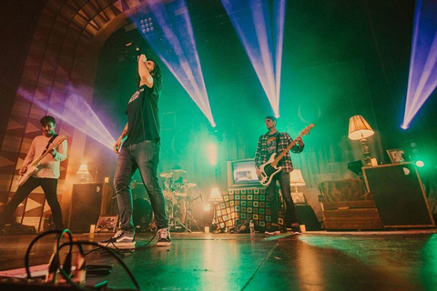 The set is meant to convey the honest connection that Real Friends has with their fans