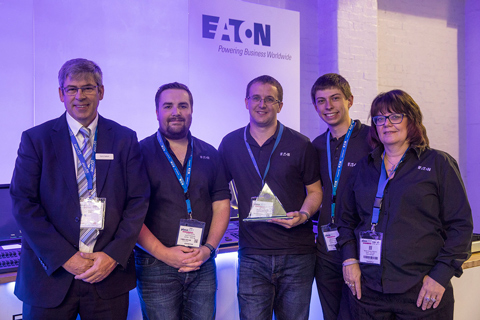 Zero 88 Team at PLASA 2017: David Catterall (general manager), Tyler Holpin (international sales), Jon Hole (product manager, entertainment), Edward Smith (product support) and Mandy Bullock-Williams (sales executive, lighting systems)