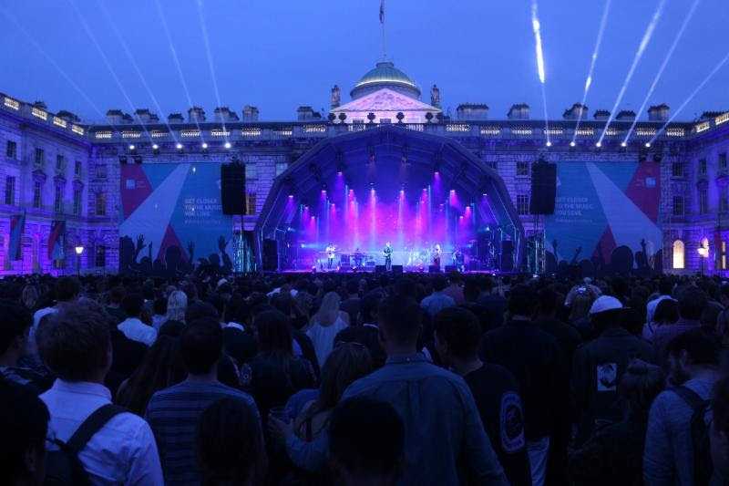 The Summer Series music festival was held at Somerset House, London
